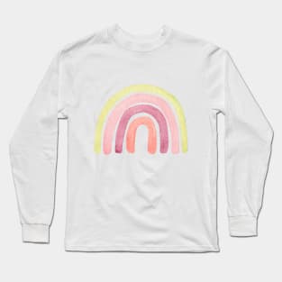 Cute pink rainbow Long Sleeve T-Shirt